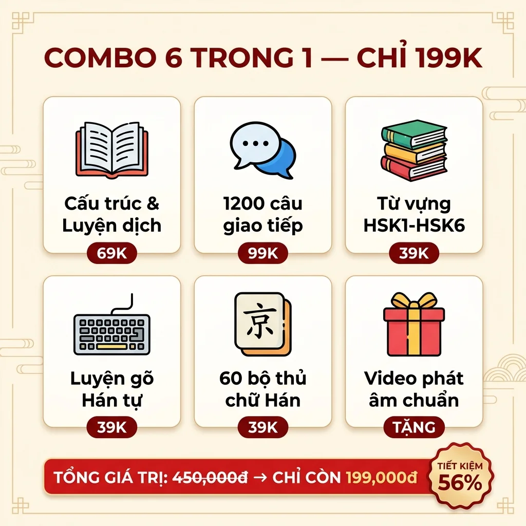 Combo 6 trong 1 — Chỉ 199K